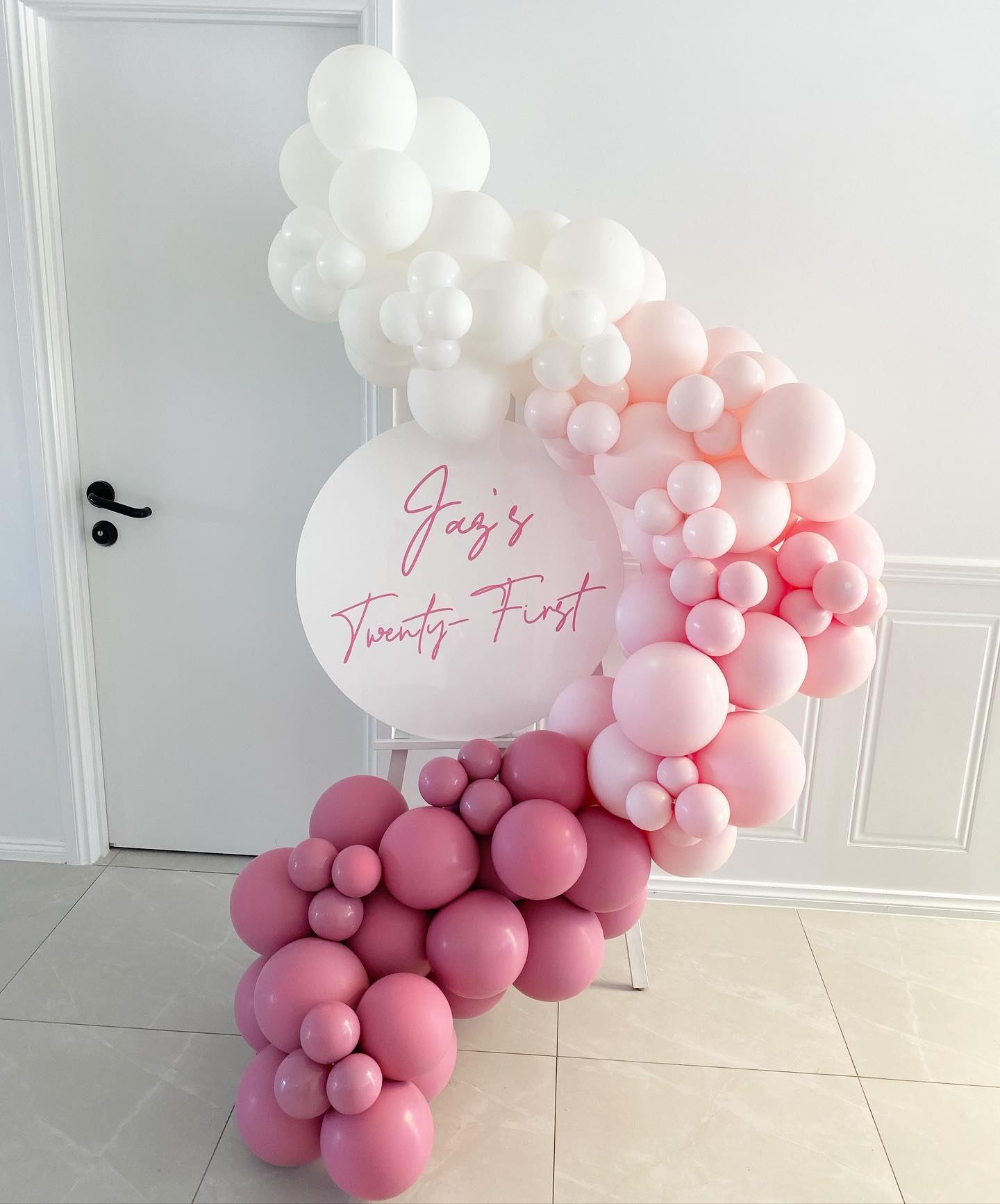 Personalised Acrylic Sign with Garland