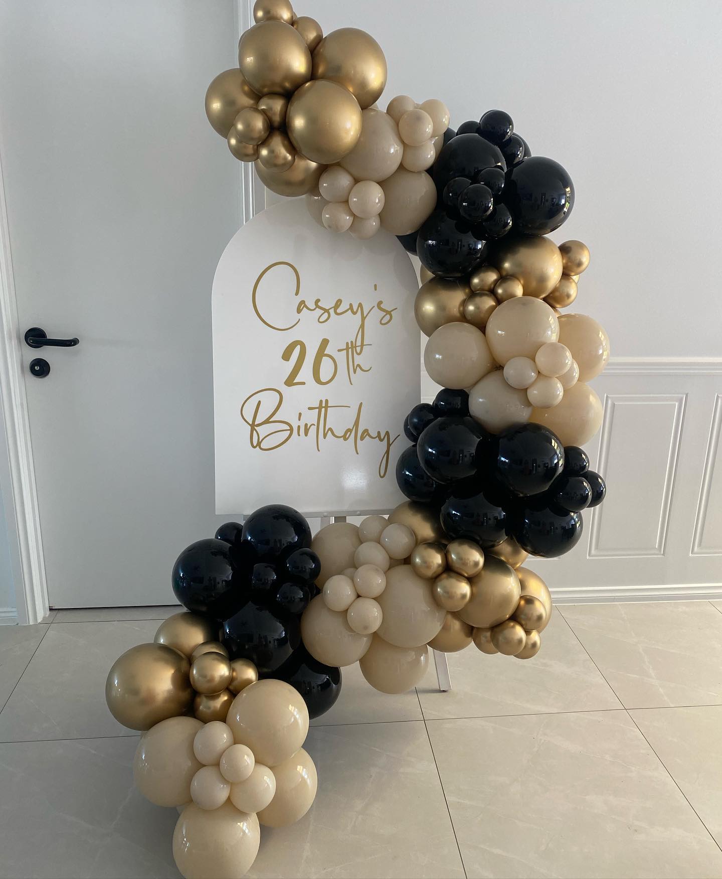 Personalised Acrylic Sign with Garland