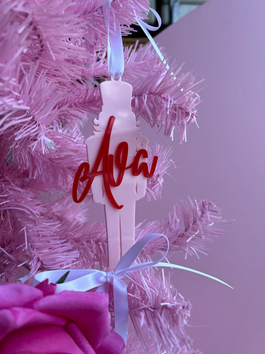 Personalised Nutcracker Christmas Ornament