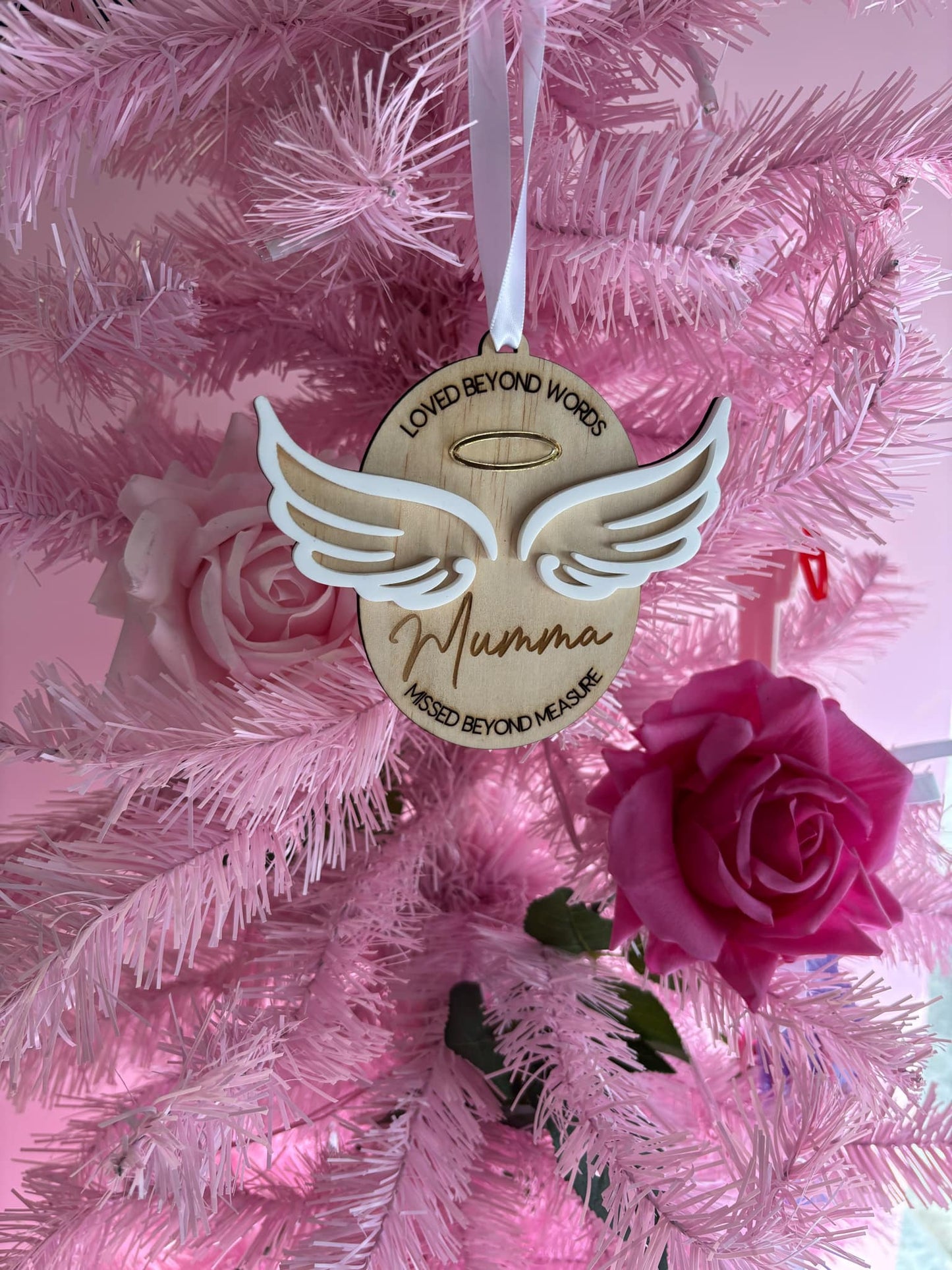 Angel Wing Christmas Ornament