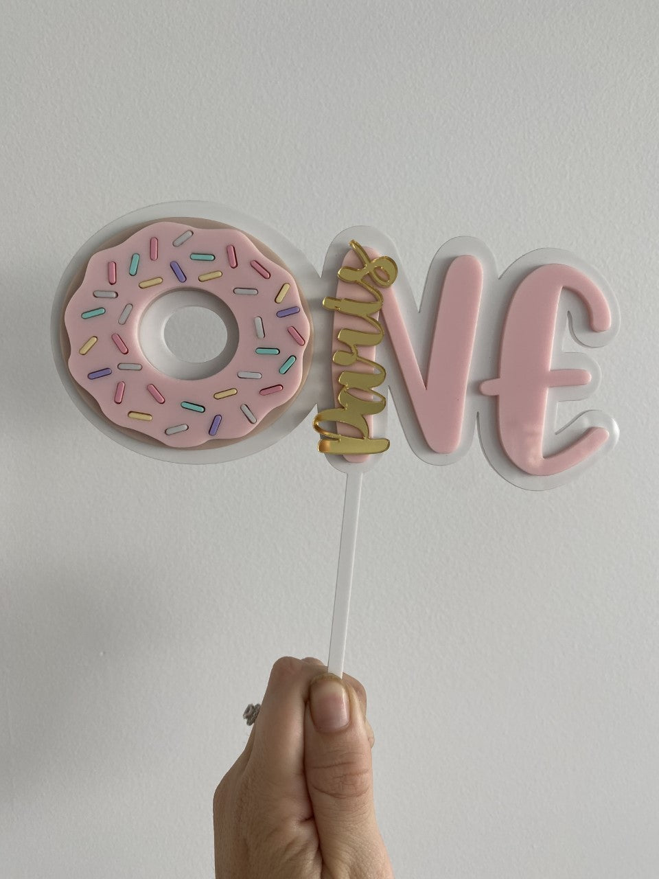 One Donut Cake Topper