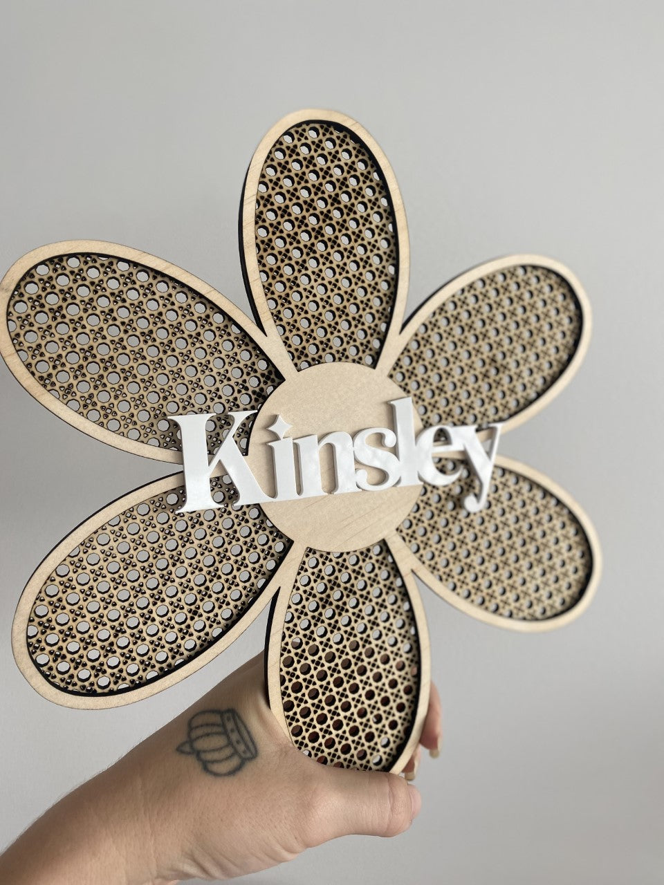 Rattan Daisy Flower Set