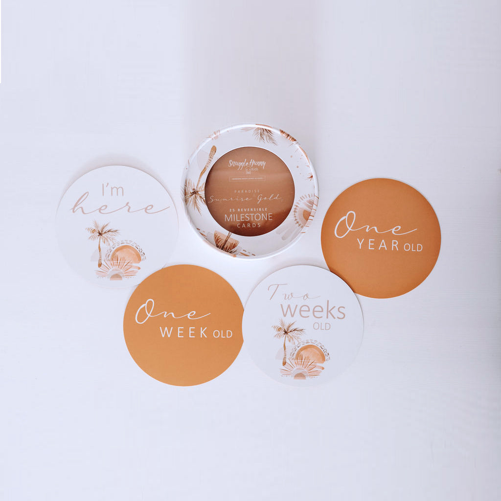 Sunrise Reversible Milestone Cards
