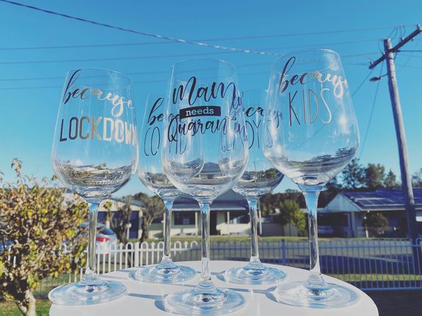 Lockdown Wine Glasses