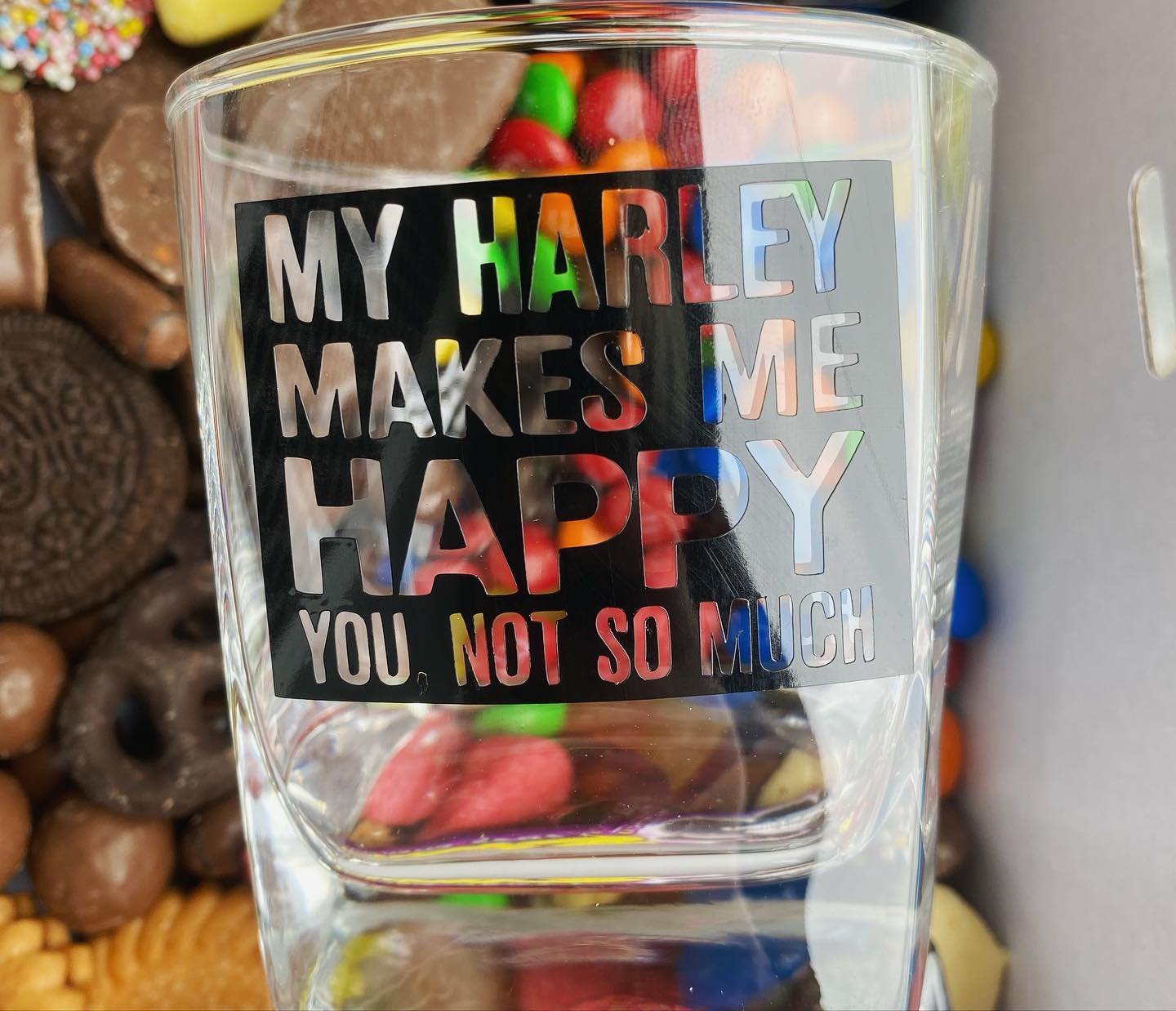 Dad - The Man, The Myth, The Legend Glass