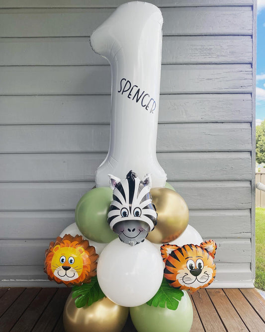 Safari Themed Balloon Marquee