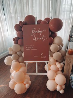 Personalised Acrylic Sign with Garland