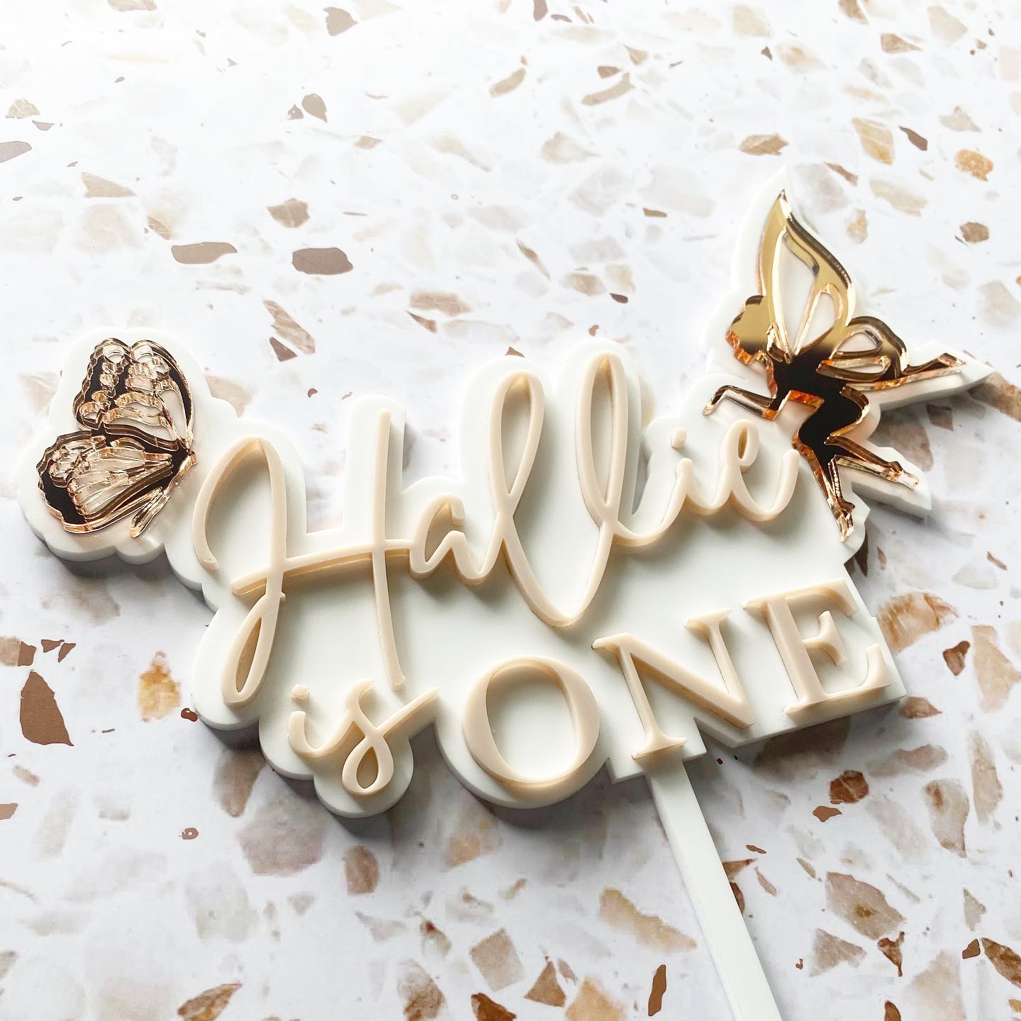 Fairy and Butterfly Cake Topper