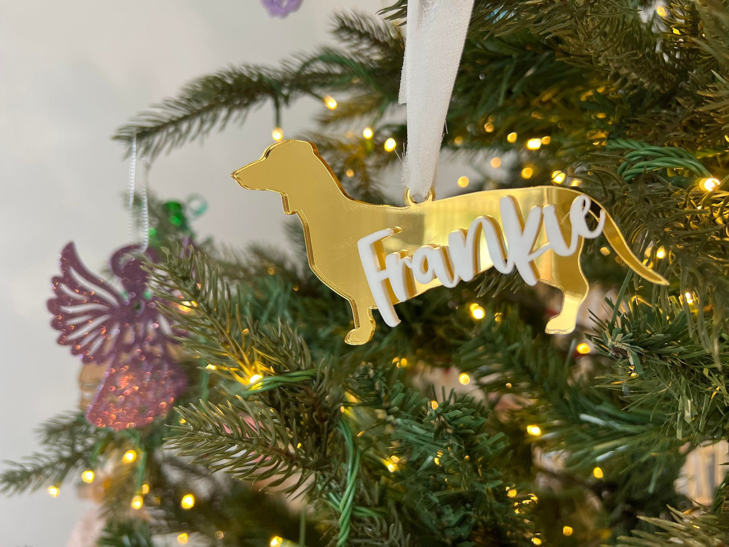 Personalised Dachshund Christmas Decoration
