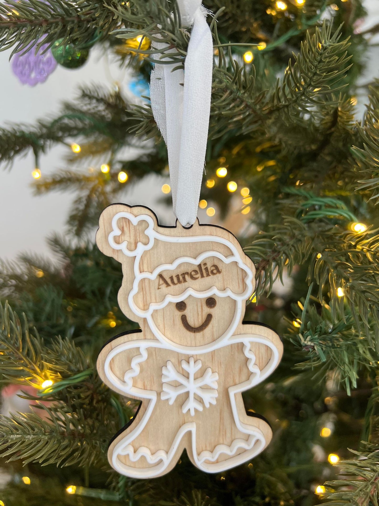 Personalised Gingerbread Christmas Ornament