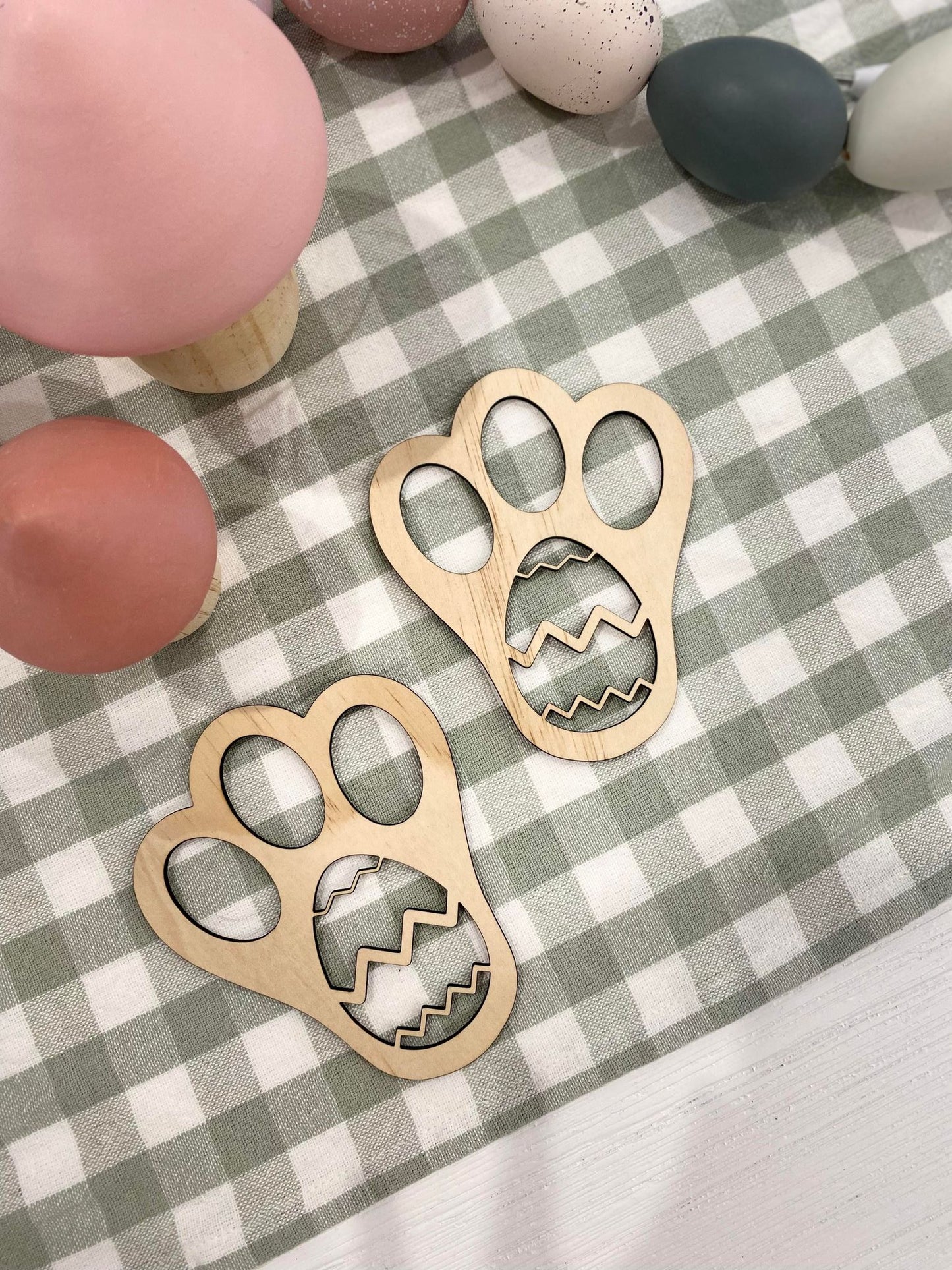 Easter Bunny Foot Stencil