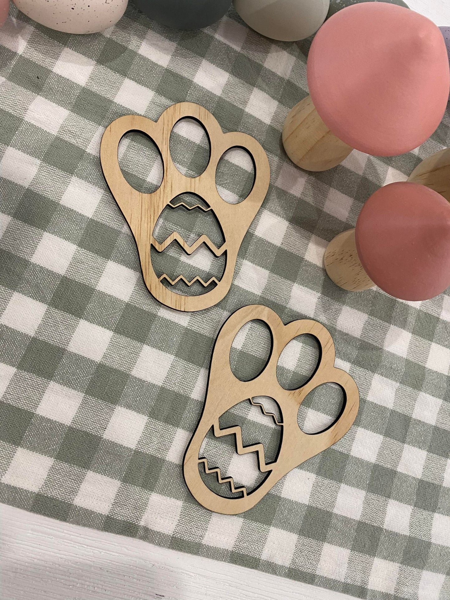 Easter Bunny Foot Stencil