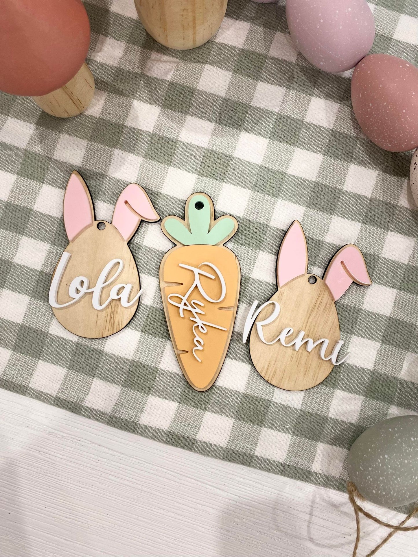 Personalised Easter Bunny Tag