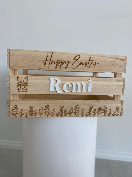 Personalised Large Easter Crate