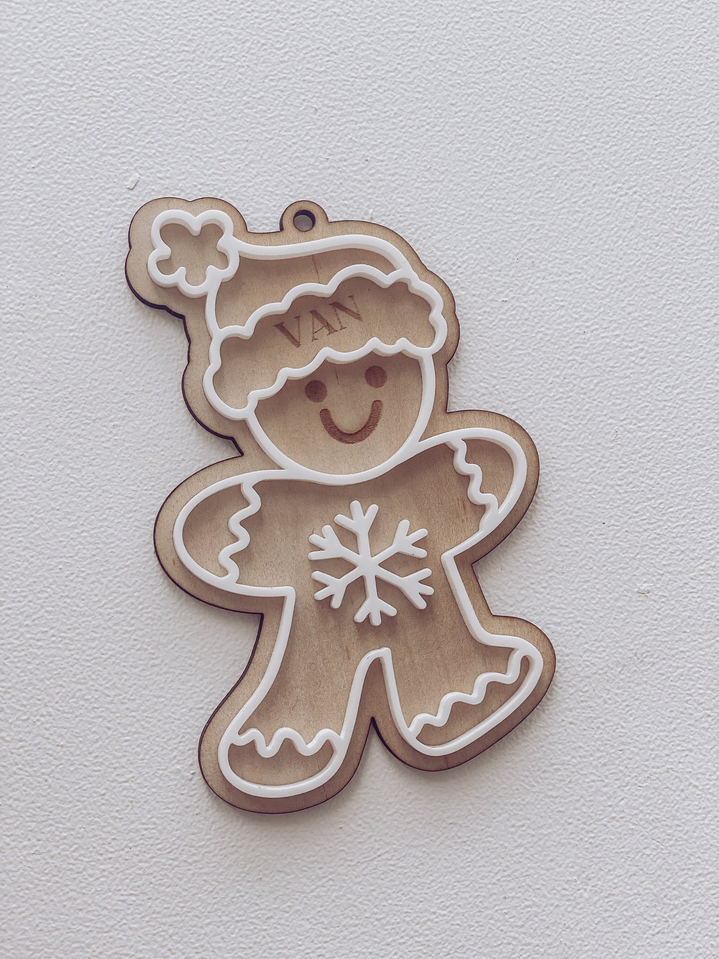 Personalised Gingerbread Christmas Ornament