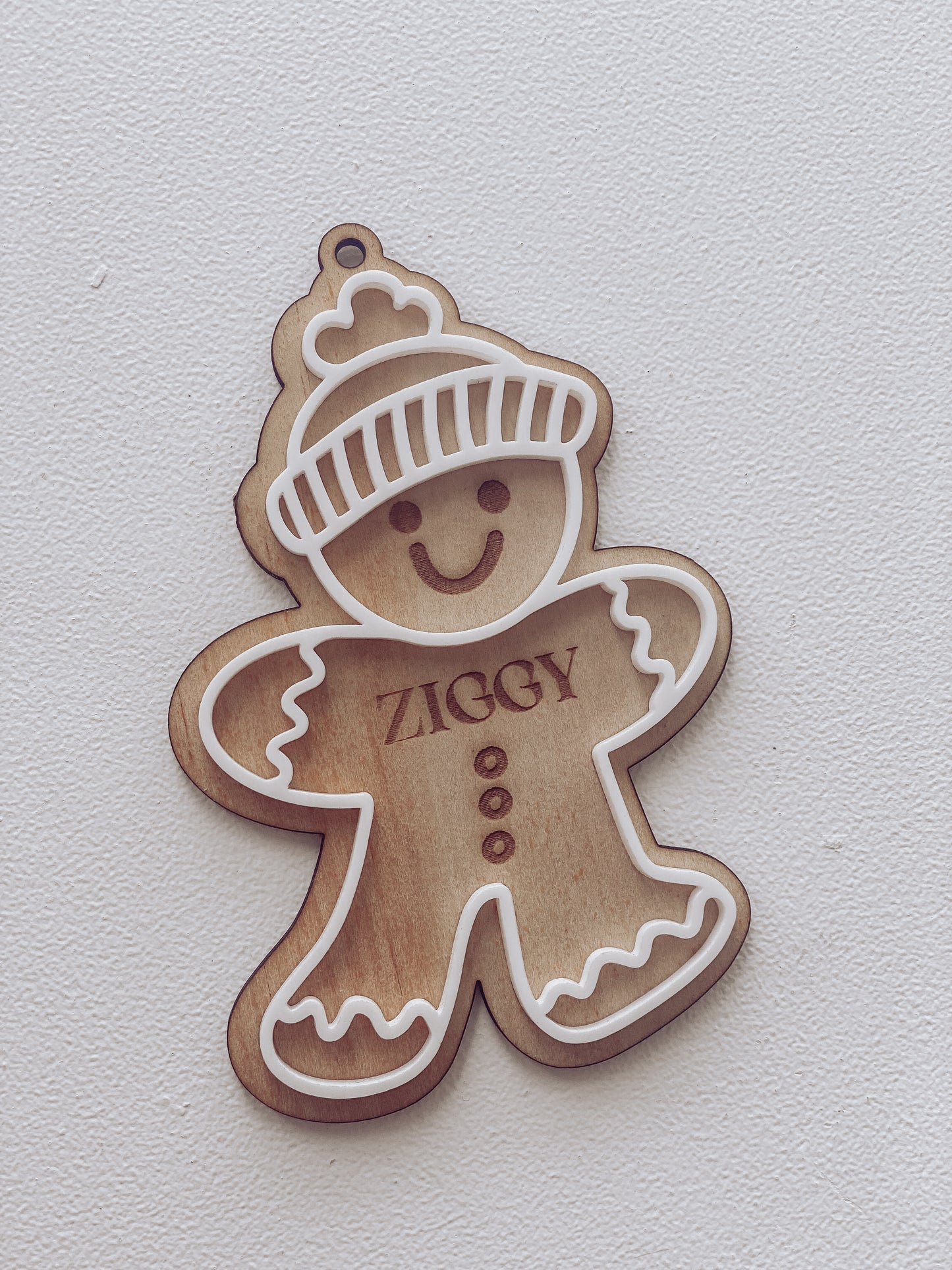 Personalised Gingerbread Christmas Ornament