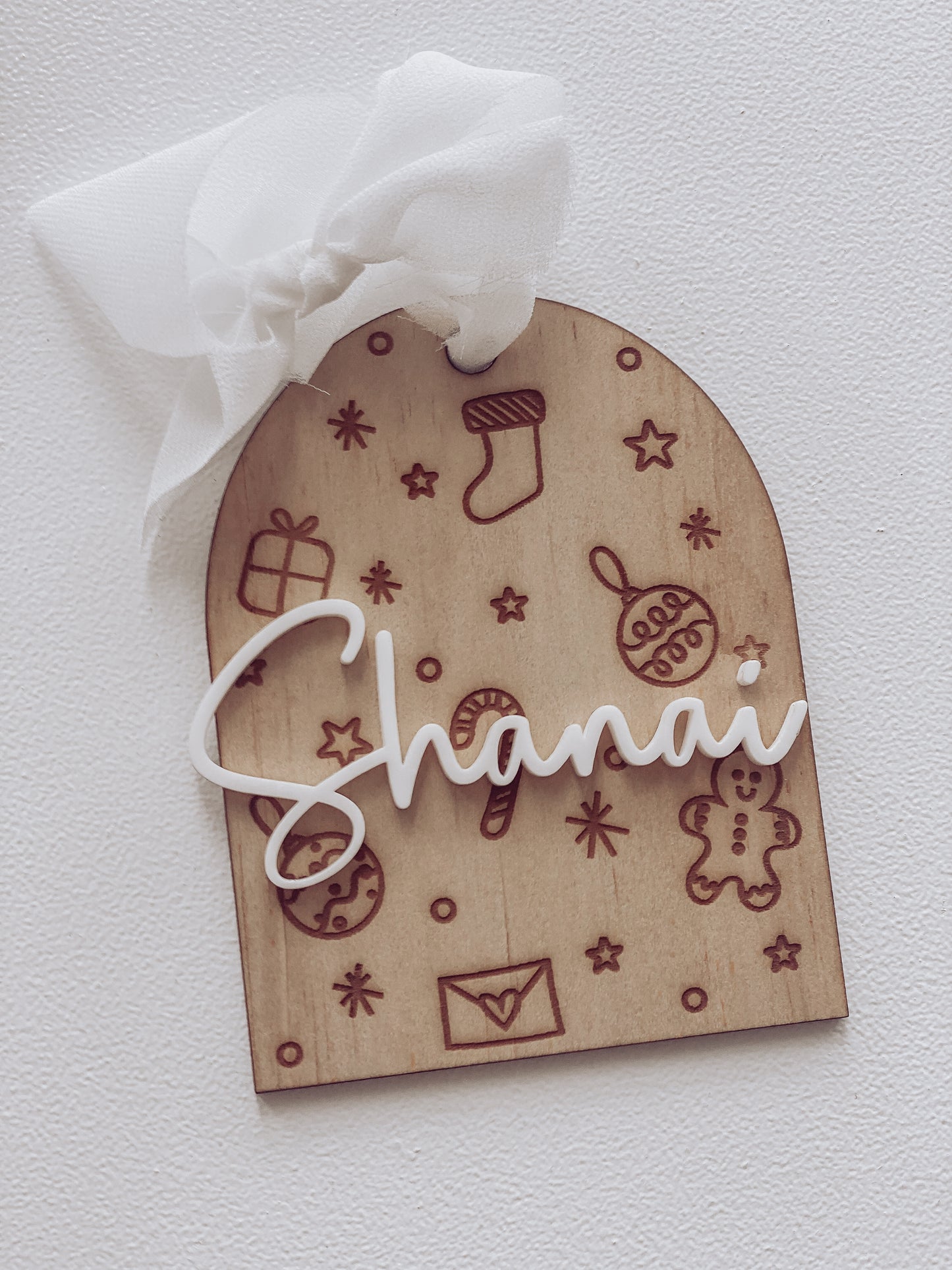 Personalised Wooden Christmas Ornament