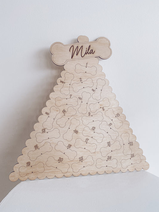 Pet Christmas Tree Treat Countdown