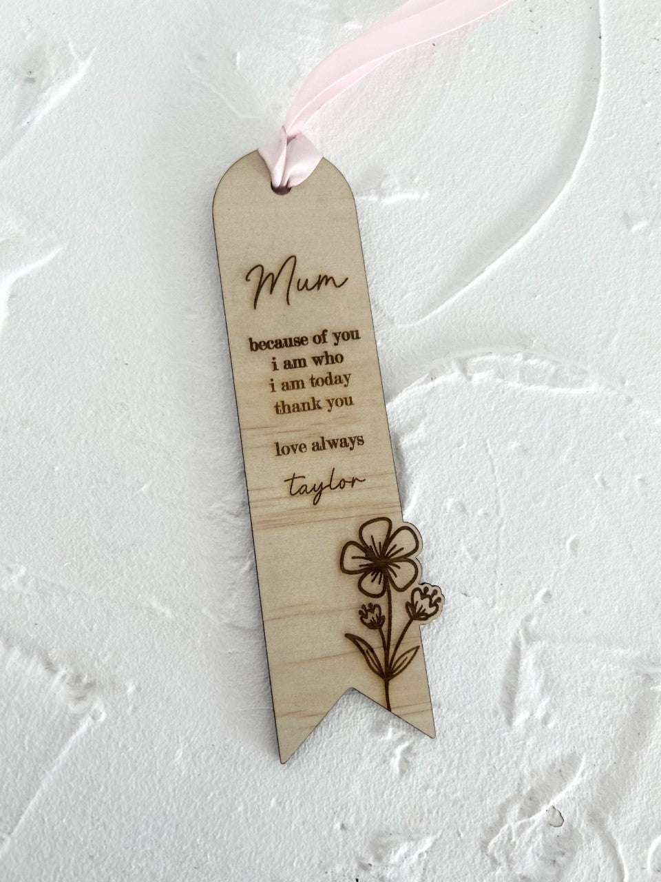 Personalised Bookmark
