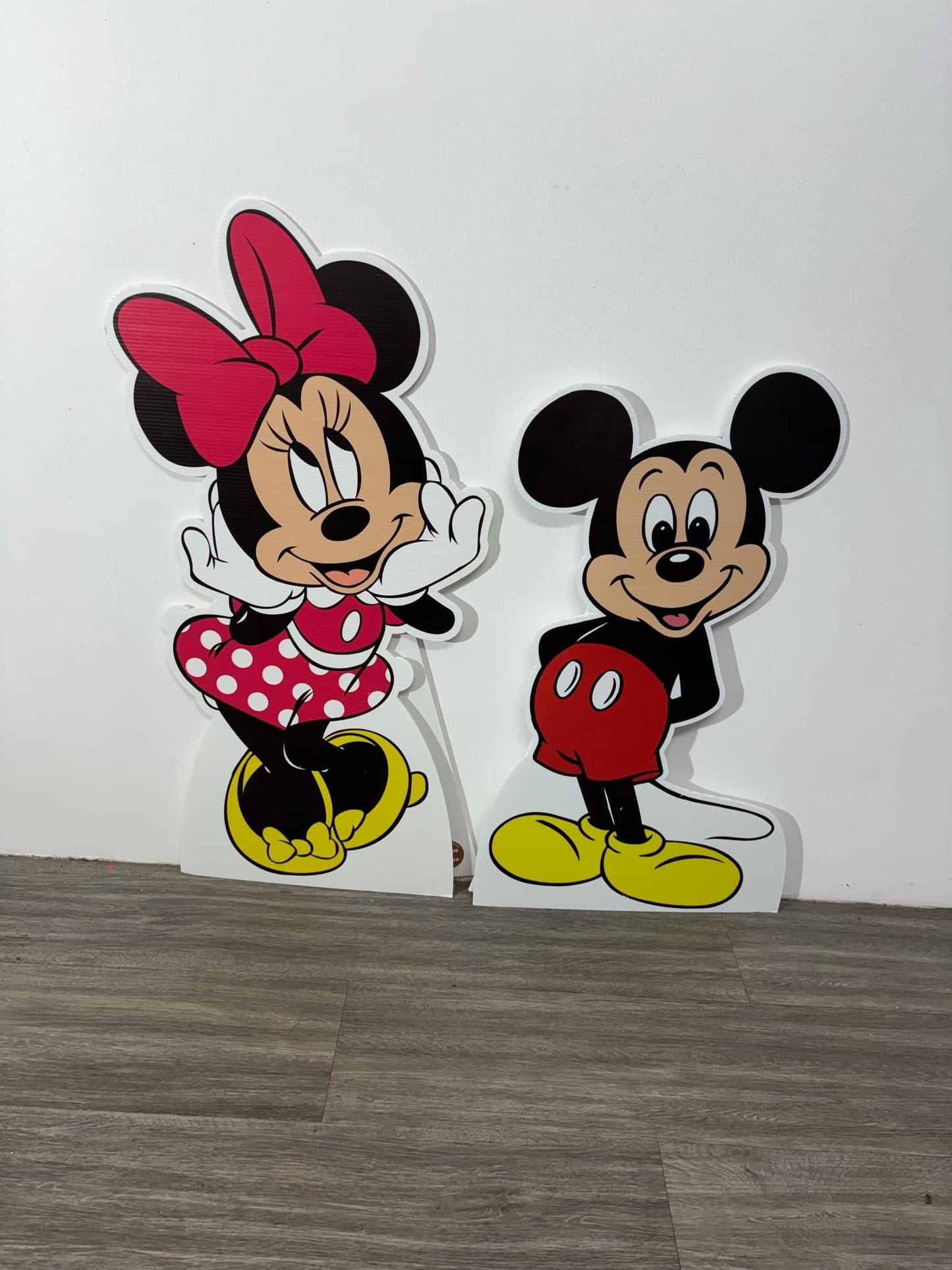 Mickey and Minnie Cut Outs