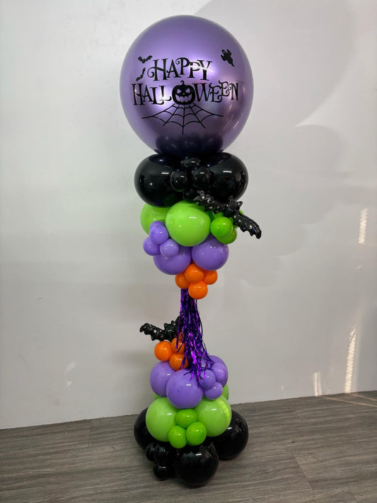 Halloween Balloon Column