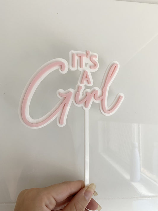 It's a Girl! Cake Topper