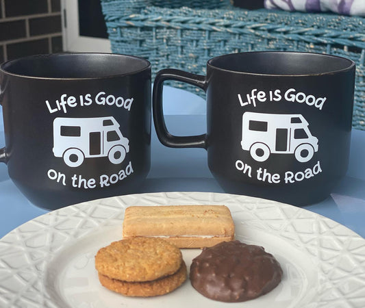 Personalised Life is Good on the Road Mug