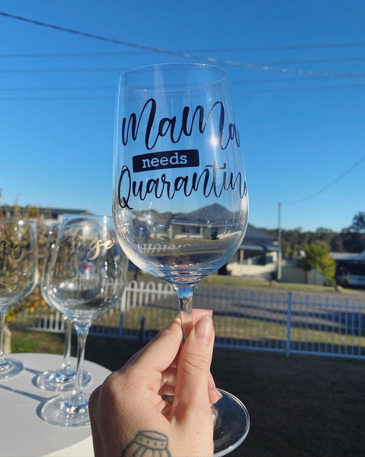 Lockdown Wine Glasses