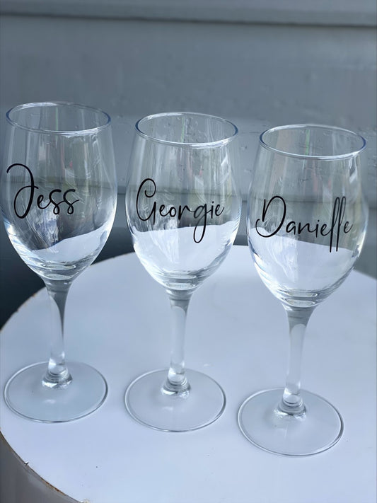 Personalised Wine Glass